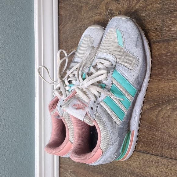 Adidas ZX 700 Tent green pink Women's 7 EUC retro vintage 80's sneaker look - Picture 3 of 8